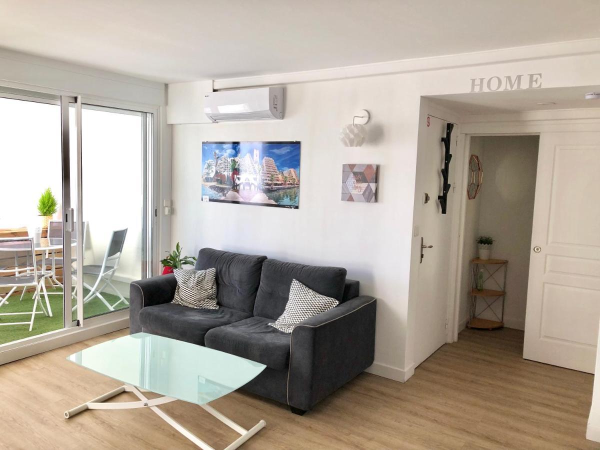 Appartement T2 De 40M2 Refait A Neuf Pour Vous ! Climatise La Grande Motte Exteriör bild